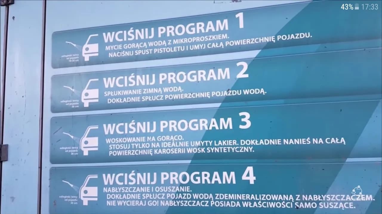 Myjnia bezdotykowa: programy, kolejność i błędy. Myj jak ekspert!