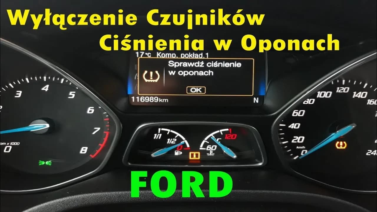 Reset TPMS w Fordzie: Wyłącz kontrolkę i rozwiąż problem krok po kroku